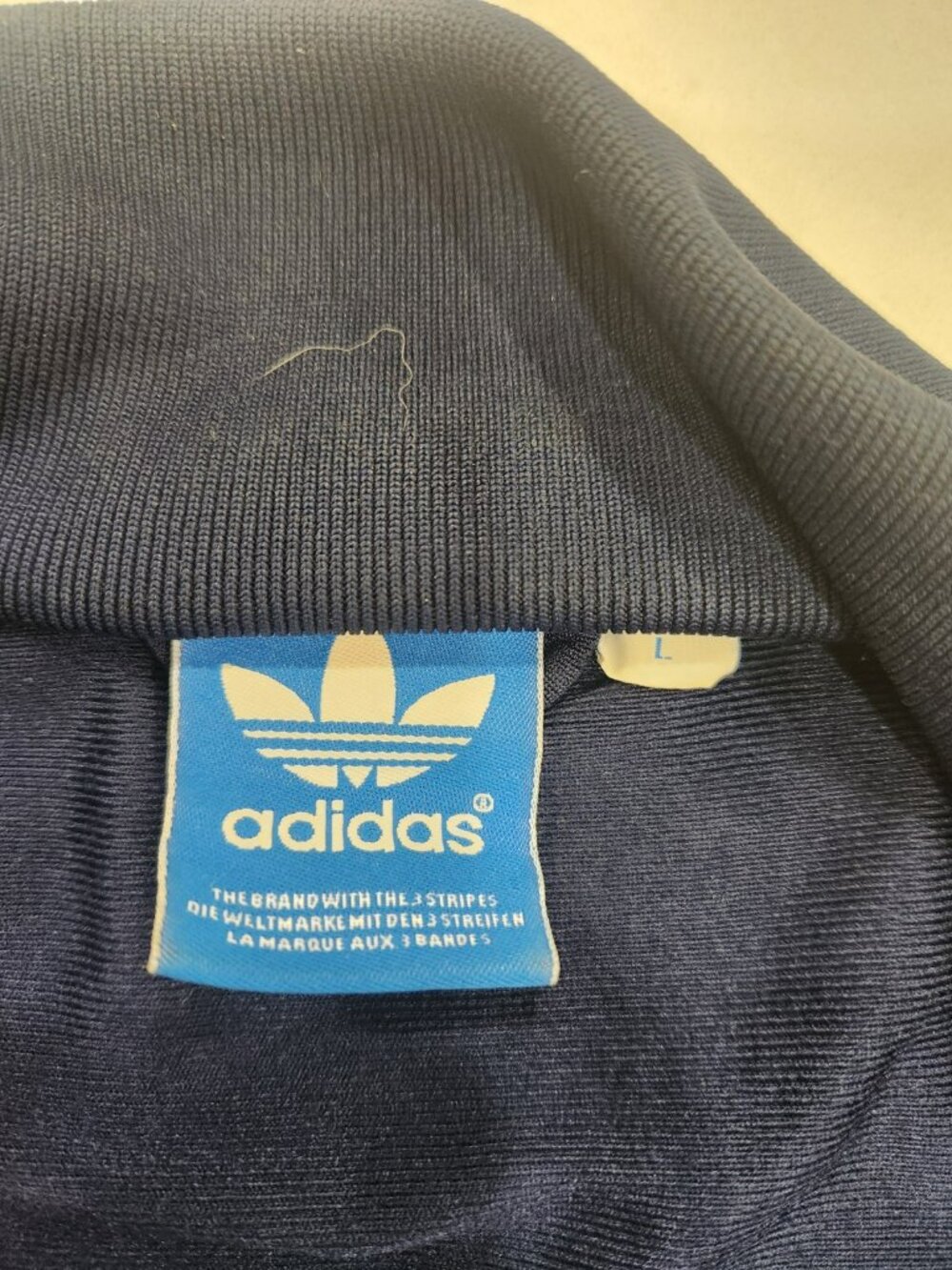 Adidas Ultra Star Trefoil Track Jacket Mens L Blue Full Zip USA Gorpcore - Picture 6 of 16